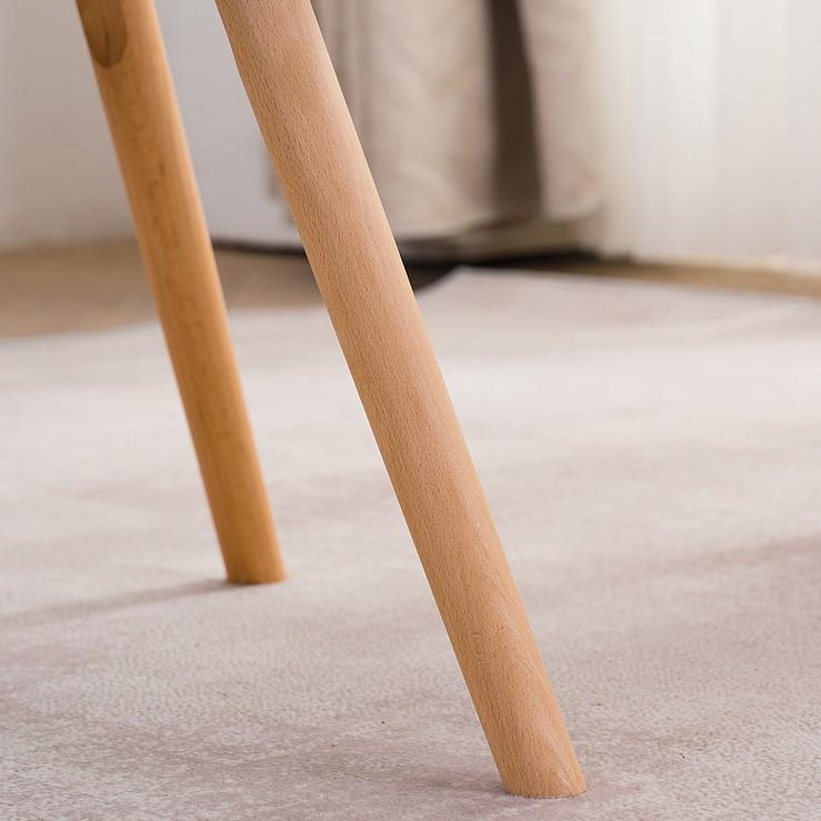 Ghế sofa đơn vải nhung kẻ sọc cổ điển kiểu Bắc Âu AH290 15