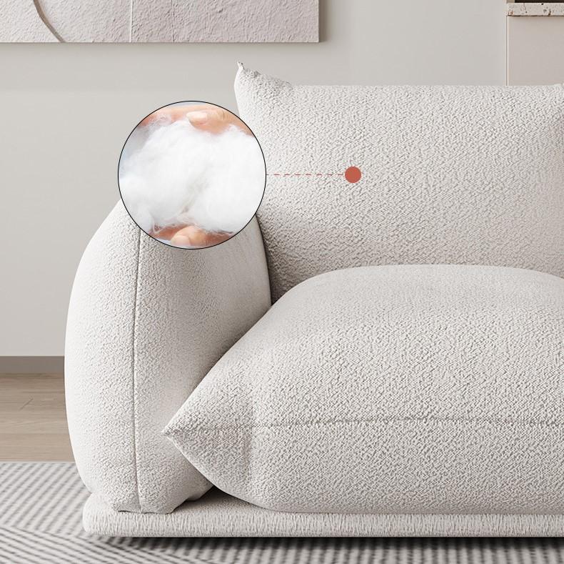 Ghế sofa lười bánh mì vải lông cừu hiện đại kiểu Bắc Âu FAD759 9