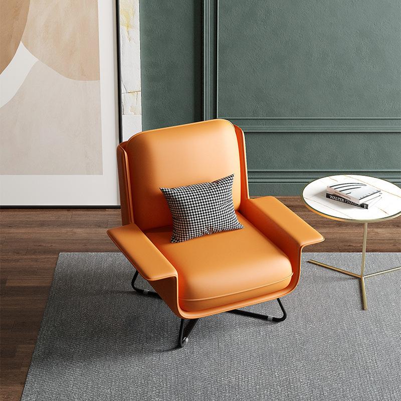 Sofa đơn bọt biển bọc da phong cách Bắc Âu FAD6346 9