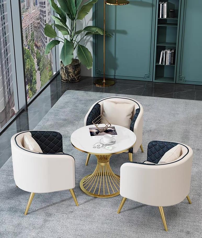 Sofa đơn da sang trọng cho phòng chờ khách sạn FAD678 9