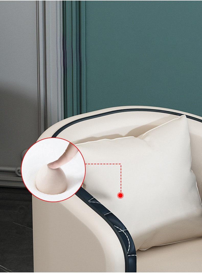 Sofa đơn da sang trọng cho phòng chờ khách sạn FAD678 11