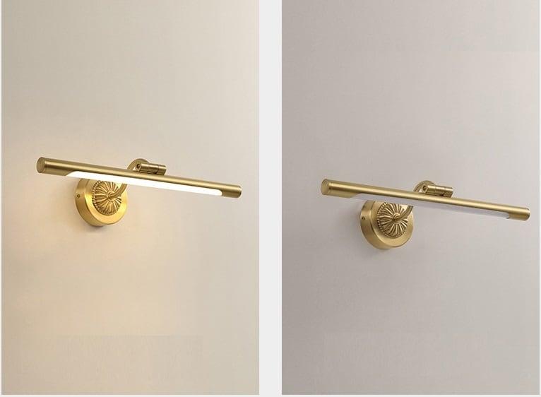 Đèn chiếu gương nhà tắm bằng đồng MC585 9
